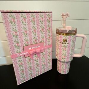 Brand New Stanley x LoveShackFancy 40 oz tumbler in Blooming Heirloom pattern